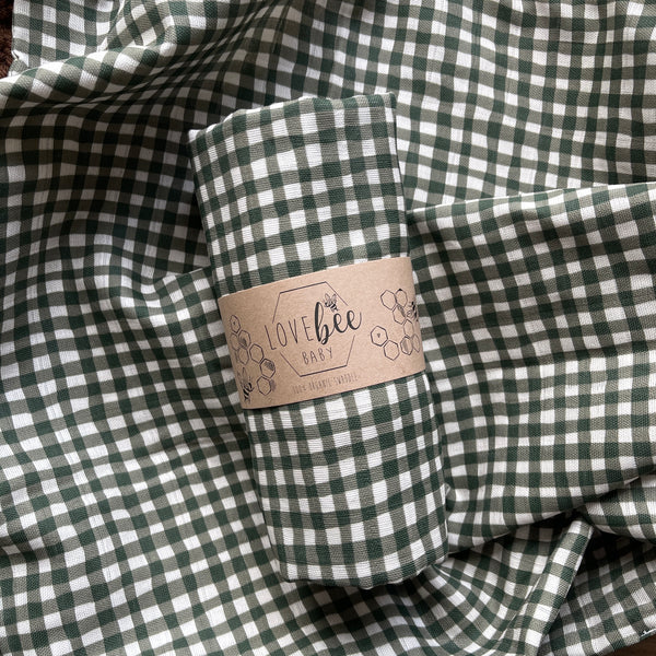 Lumberjack Organic Swaddle Blanket