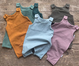 Sea Green Short Play Romper | Ready To Post