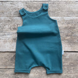 Sea Green Short Play Romper | Ready To Post