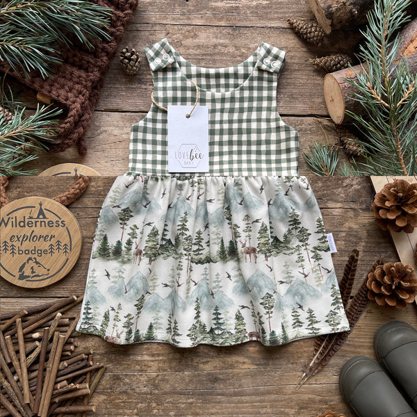 Lumberjack + Stag Mountain Hybrid Dress