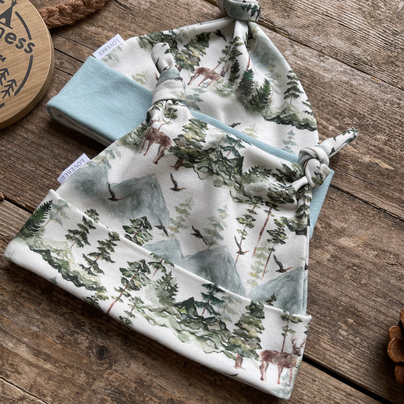 Stag Mountain Knotted Hat