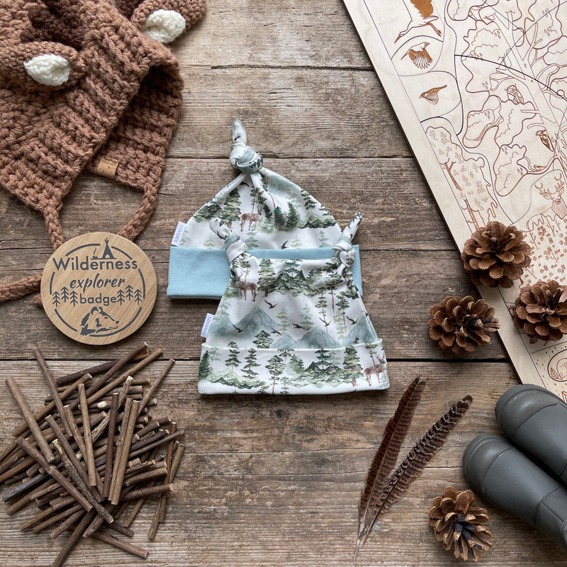 Stag Mountain Knotted Hat