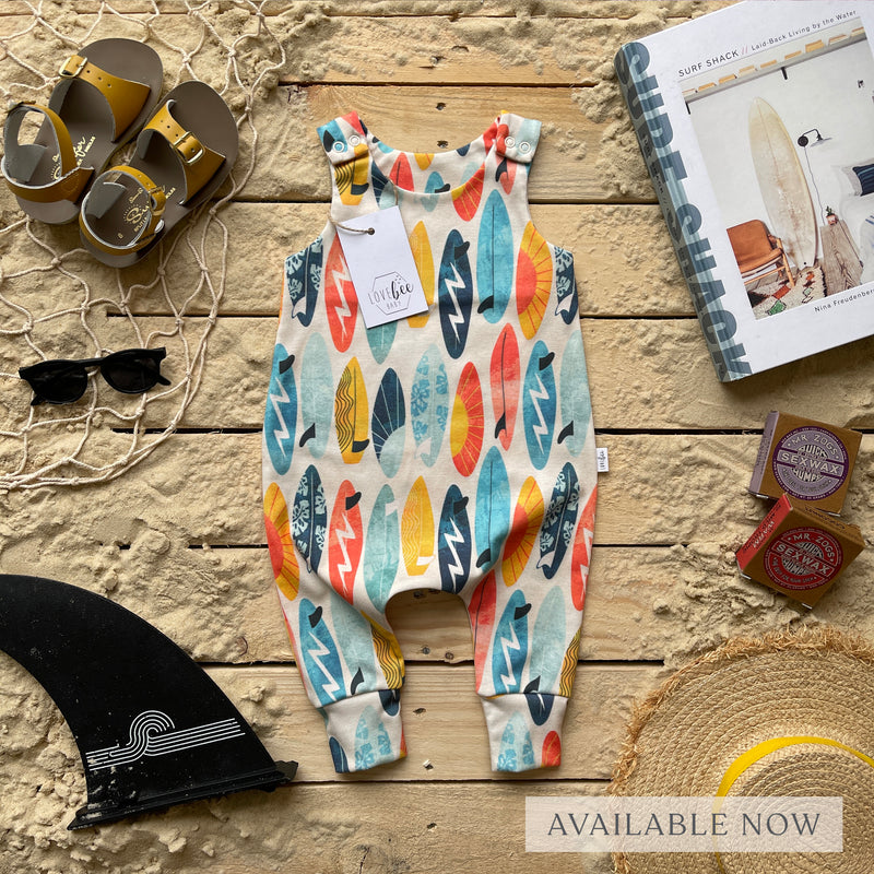 Surf Board Long Romper | Ready To Post