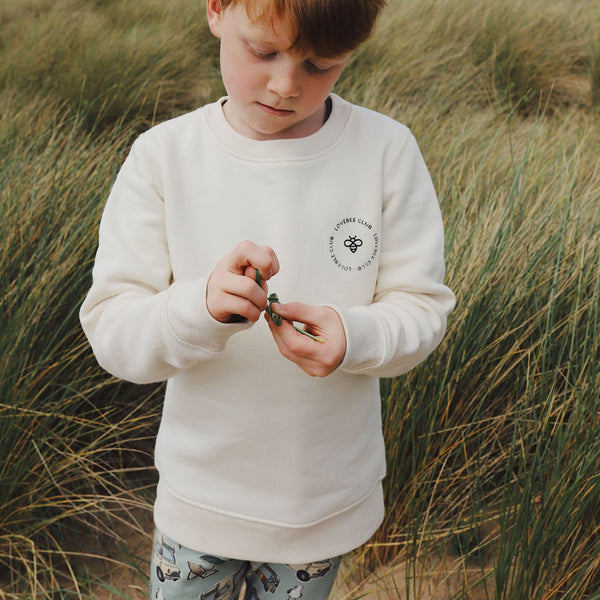 Lovebee Sweatshirt | Natural Raw