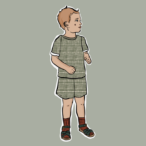 Lumberjack BeeJamas | Summer Short
