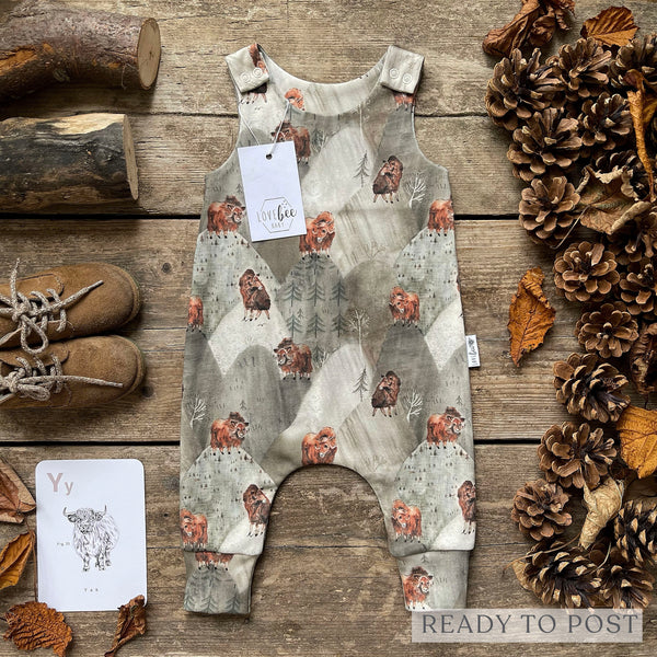 Mammal Mountain Long Romper | Ready To Post