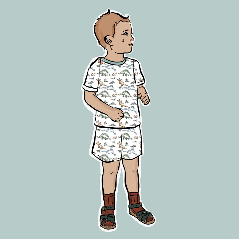 Rawrsome BeeJamas - Summer Short