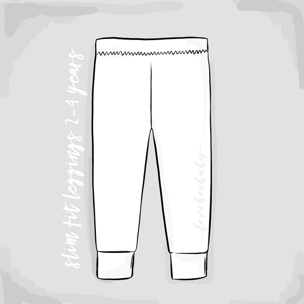 Mountains Slim Fit Leggings