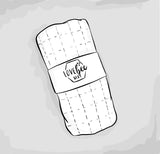 Acorns swaddle blanket